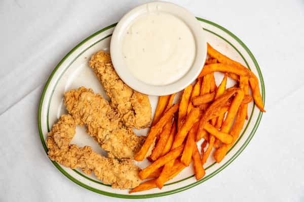 Chicken Strips 3 Tenders with French Fries
