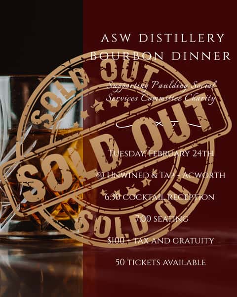 ASW Distillery Bourbon Dinner Deposit