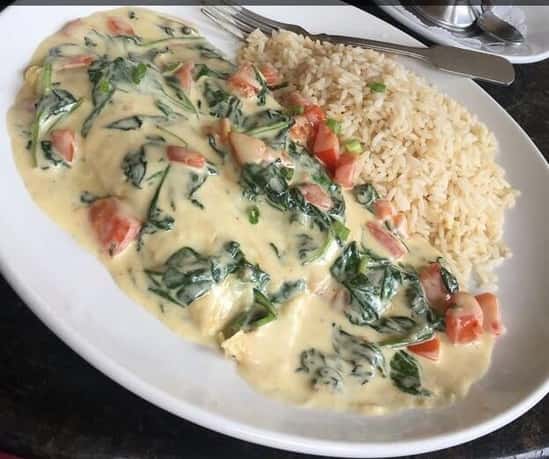 Spinach or Chicken Crepes