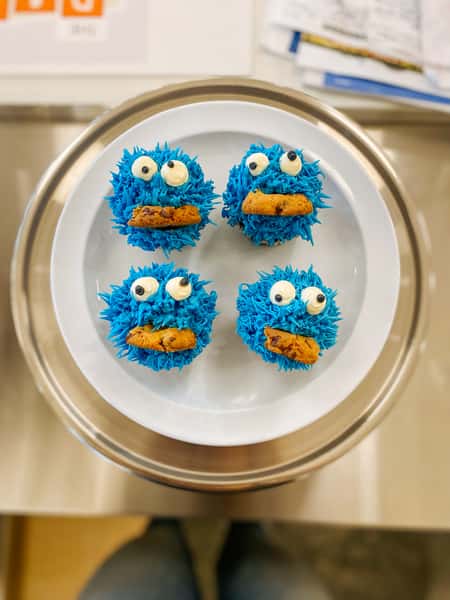 Cookie Monster Cupcake