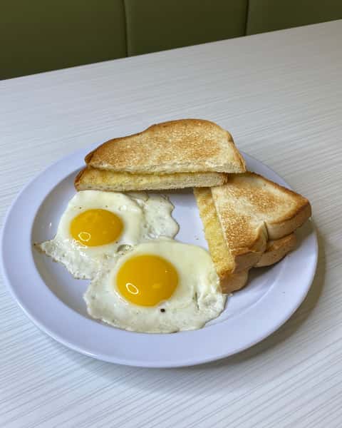 2 eggs & toast or pancake
