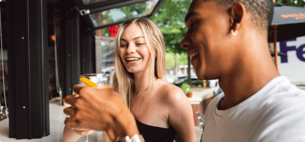 people having drinks together