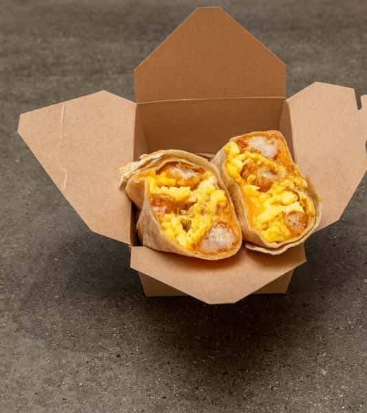 Egg, Cheese & Tots Burrito