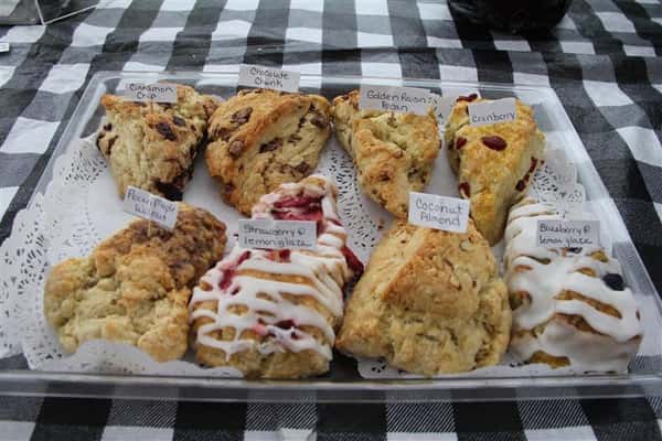 tray of scones