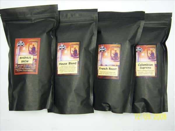 four bags of small coffee