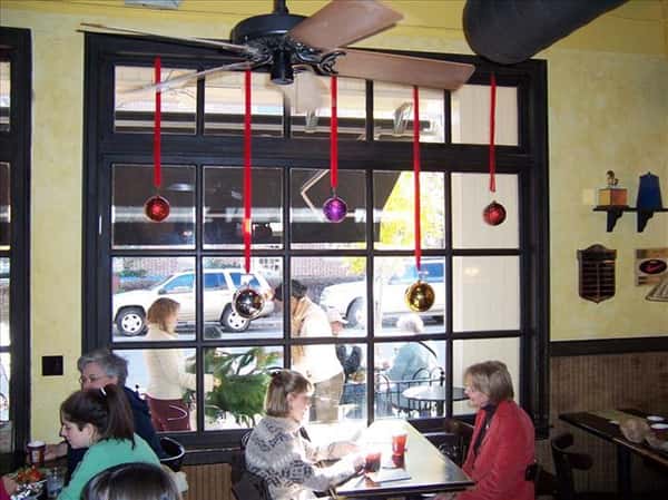 inside view of aromas with people sitting at tables