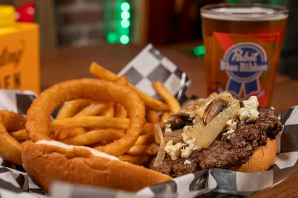 Black and Blues Burger