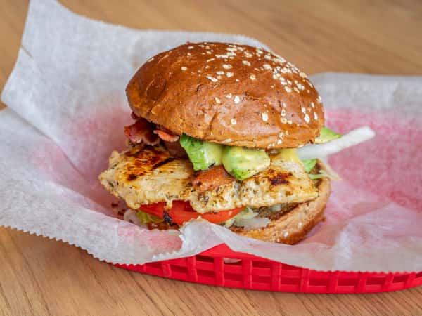 Avocado Club Burger
