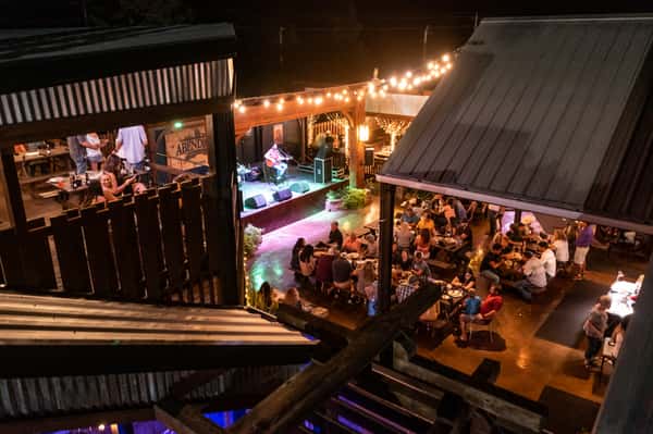 Crowded Patio Night