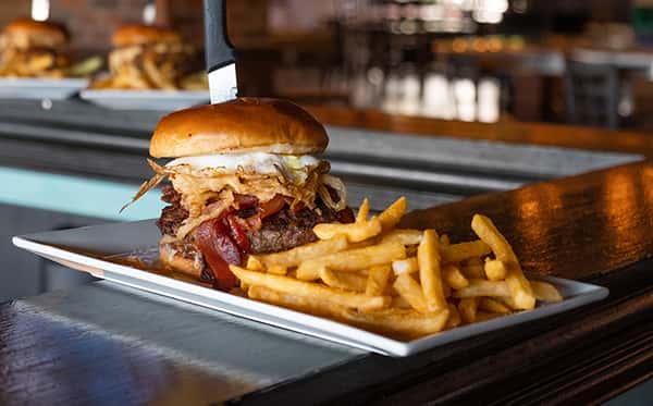 Bacon Bourbon Jam Burger