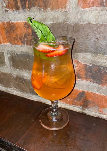 Strawberry Basil Mule