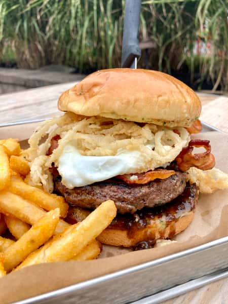 Bacon Bourbon Jam Burger