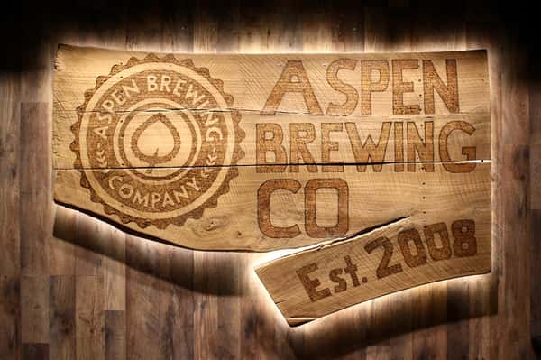 Aspen Brewing Co Sign