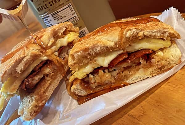 The Midvale Maple Breakfast Sandwich