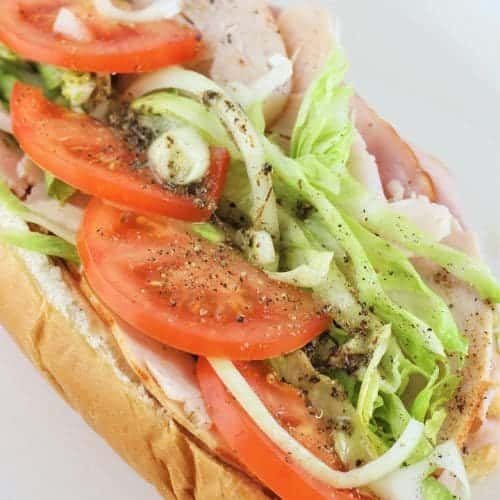Turkey and Cheese Hoagie