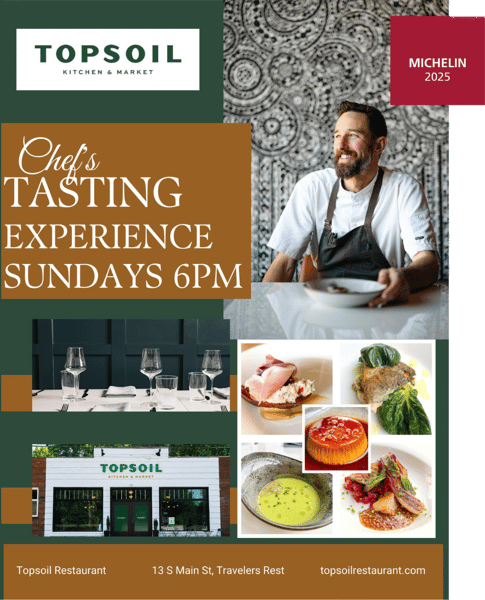 Chef's Tasting Menu at Topsoil Restaurnt