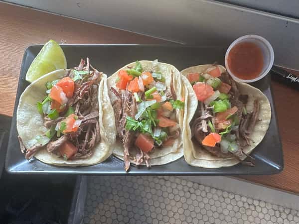 Brisket Tacos Platter (3)