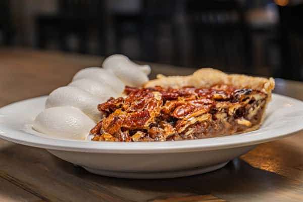 Pecan Pie With Whipped Cream