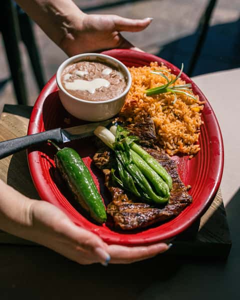 Carne Asada Dinner Plate