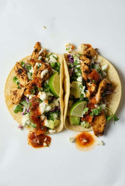 Grilled chicken Taco's
