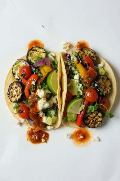 Grilled Med Veg Taco
