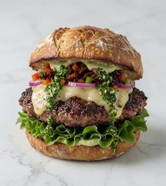 Double protein burger