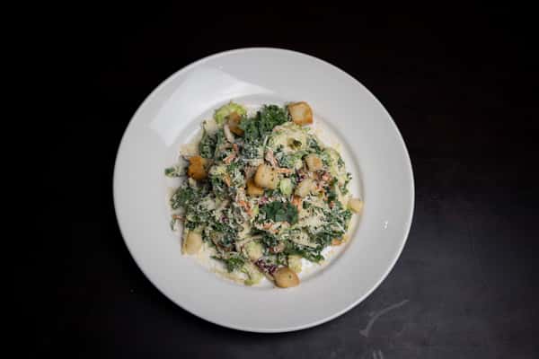 Half Kale Caesar Salad