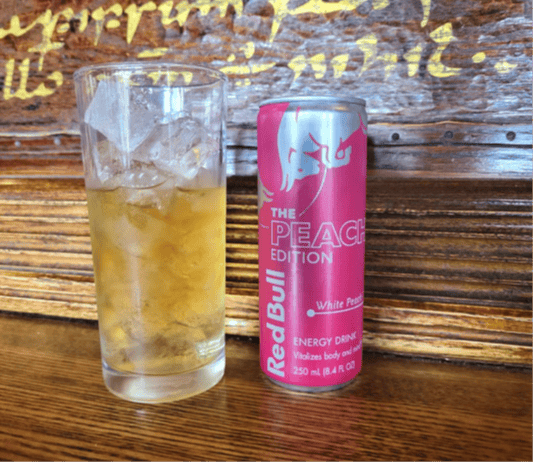 White Peach Red Bull Green Tea