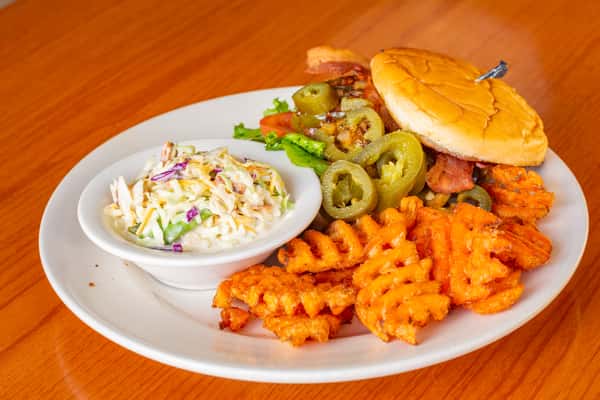 Jalapeno Bacon Burger DineIn Menu Ike's Chili