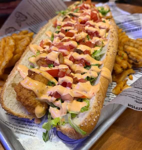 Baja Shrimp Po`Boy