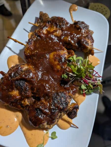 Jerk Chicken Skerwers