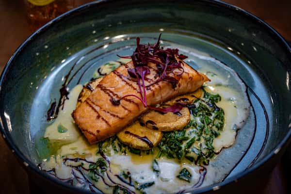 Glazed Balsamic Salmon