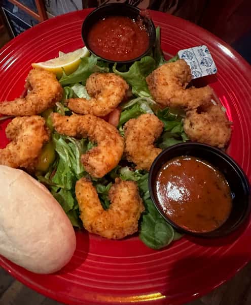 Fried Shrimp Salad