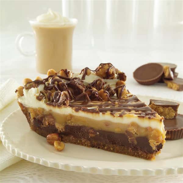 Chocolate Peanut Butter Pie with REESE'S Peanut Butter Cups