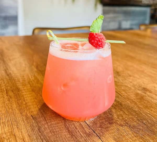 Raspberry Gin Mule