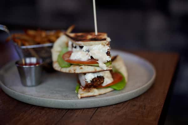 Cajun Chicken on Naan
