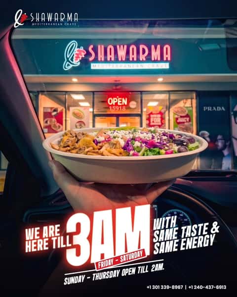 We’re open until 2 AM on weekdays and until 3 AM on Friday & Saturday.
Because shawarma hits different after midnight. 😮💨
📍 Pull up, grab your favorite, and keep the night going.
#AndShawarma #LateNightEats #Shawarma #LahoreEats #OpenLate MidnightCravings