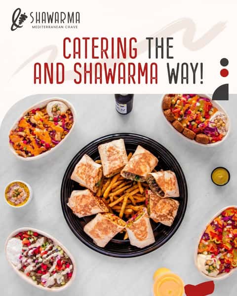 Cooler days, cozy gatherings, and a table full of shawarma. 🍂❤️
Make your next event a little more delicious, the Shawarma way.
Ask us about catering!