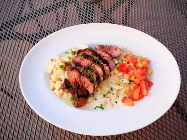 Black and Bleu Steak Alfredo