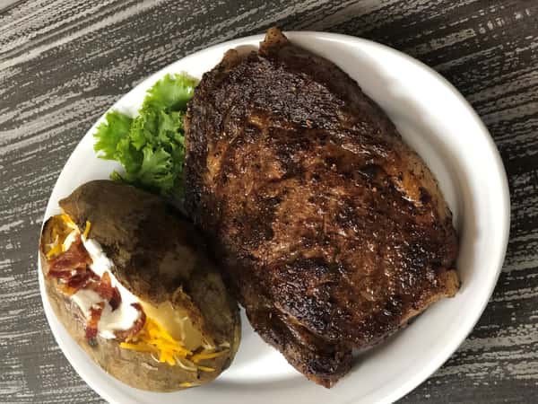 steak and baked potato