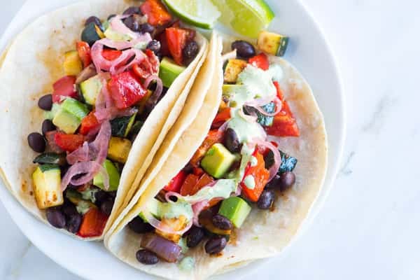 3 Veggie Tacos
