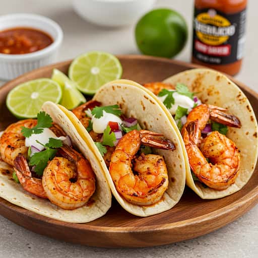 3 Shrimp Tacos
