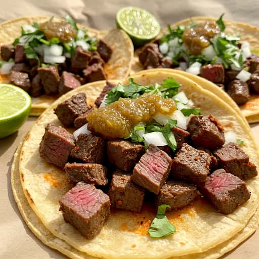 3 Steak Tacos