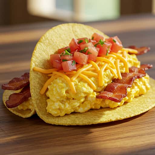 Bacon Breakfast Taco