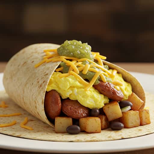 Chorizo Breakfast Burrito
