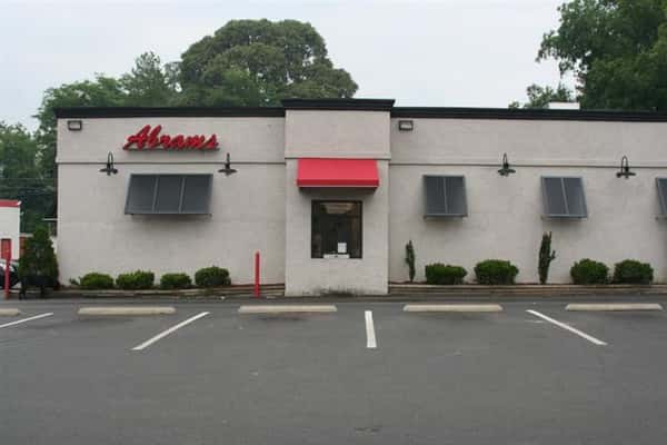 the outdoor view of Abrams restaurant