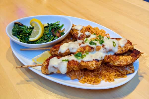 Zesty White Wine Chicken Satay