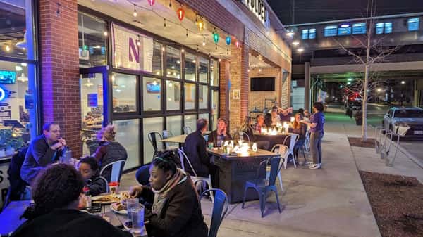 Fire Pit Patio Dining Evanston