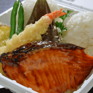 To Go Pack-Teriyaki Salmon & Tenpura Pack