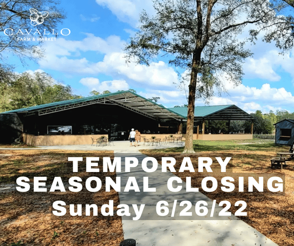 Temporary Seasonal Closing 